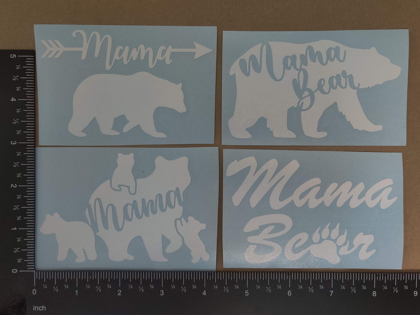 Mama Bear Decal 4 Pack