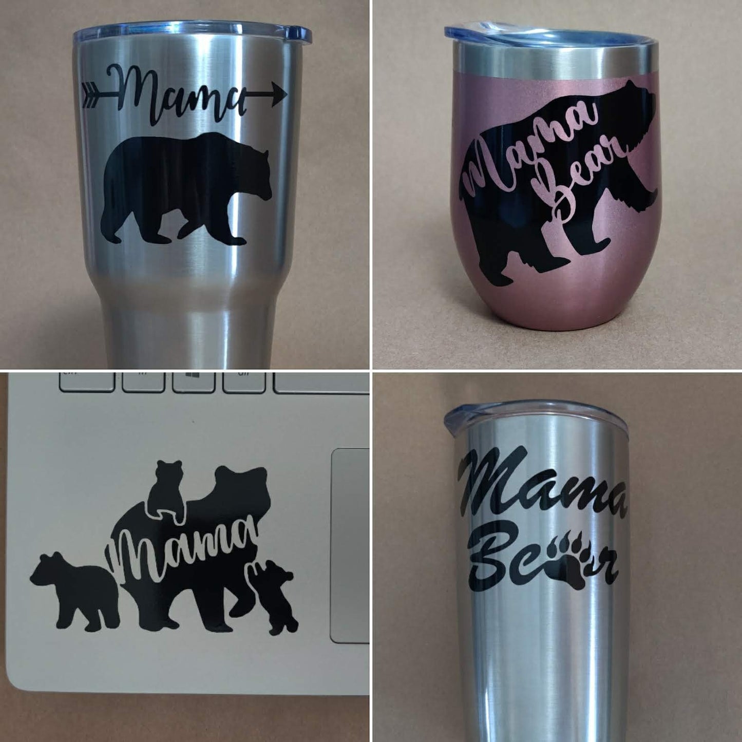 Mama Bear Decal 4 Pack