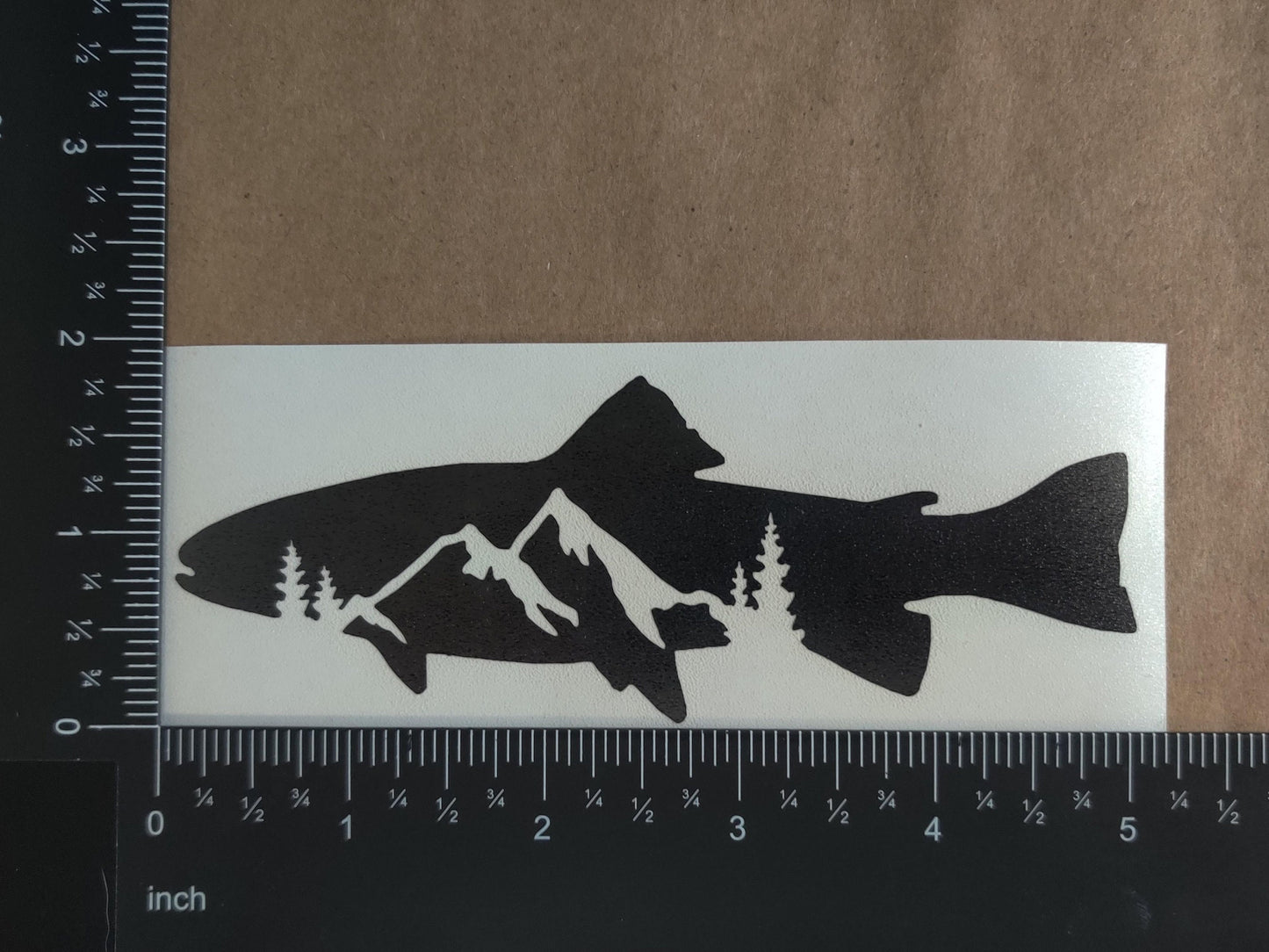 Trout Fishing Decal 4 Pack