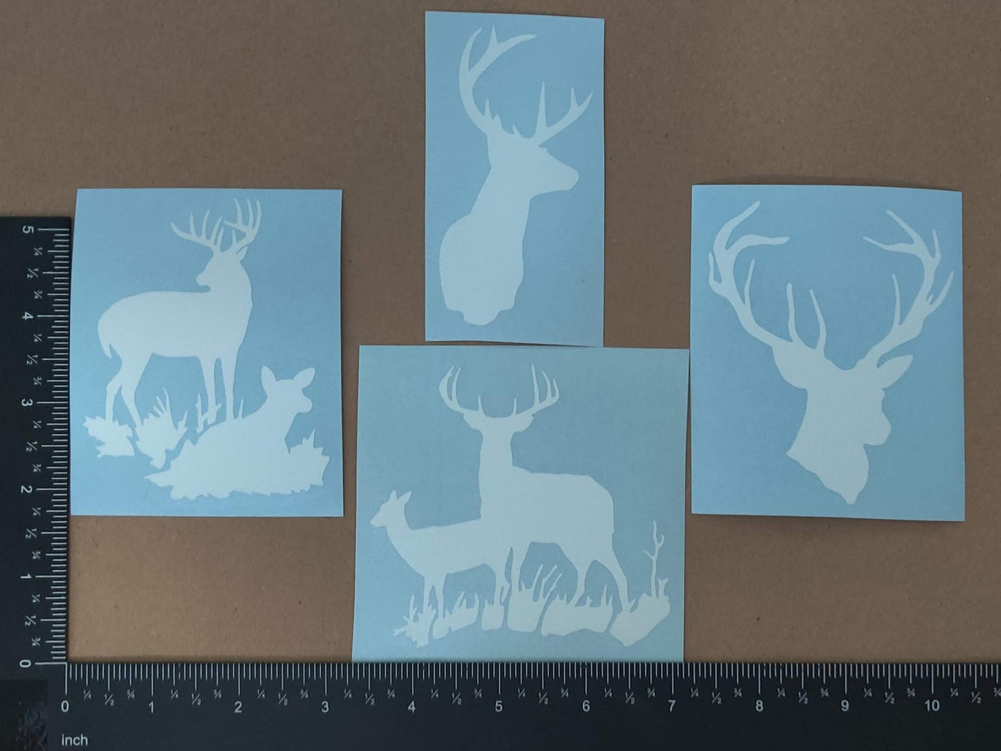 Deer Doe Decal 4 Pack