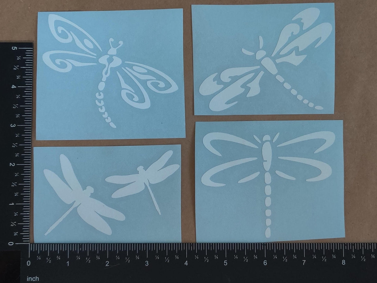 Dragonfly Decals 4 Pack