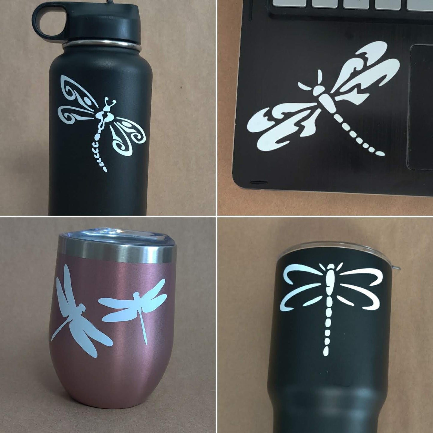 Dragonfly Decals 4 Pack