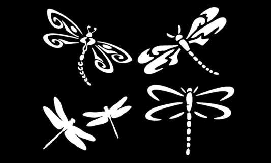 Dragonfly Decals 4 Pack