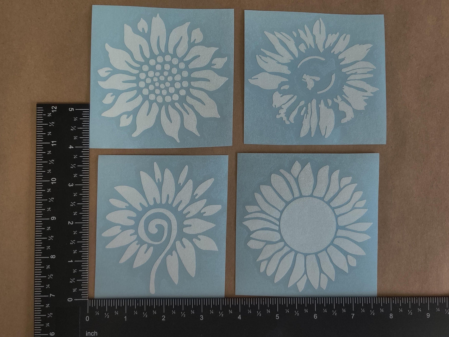 Sunflower Decal 4 Pack