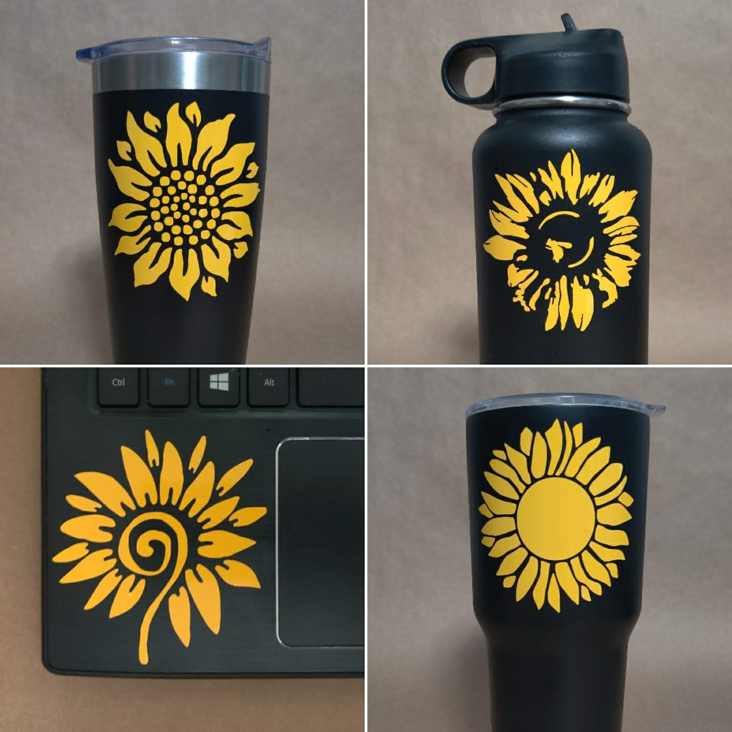 Sunflower Decal 4 Pack