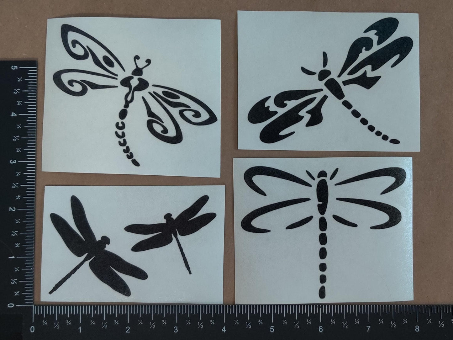 Dragonfly Decals 4 Pack