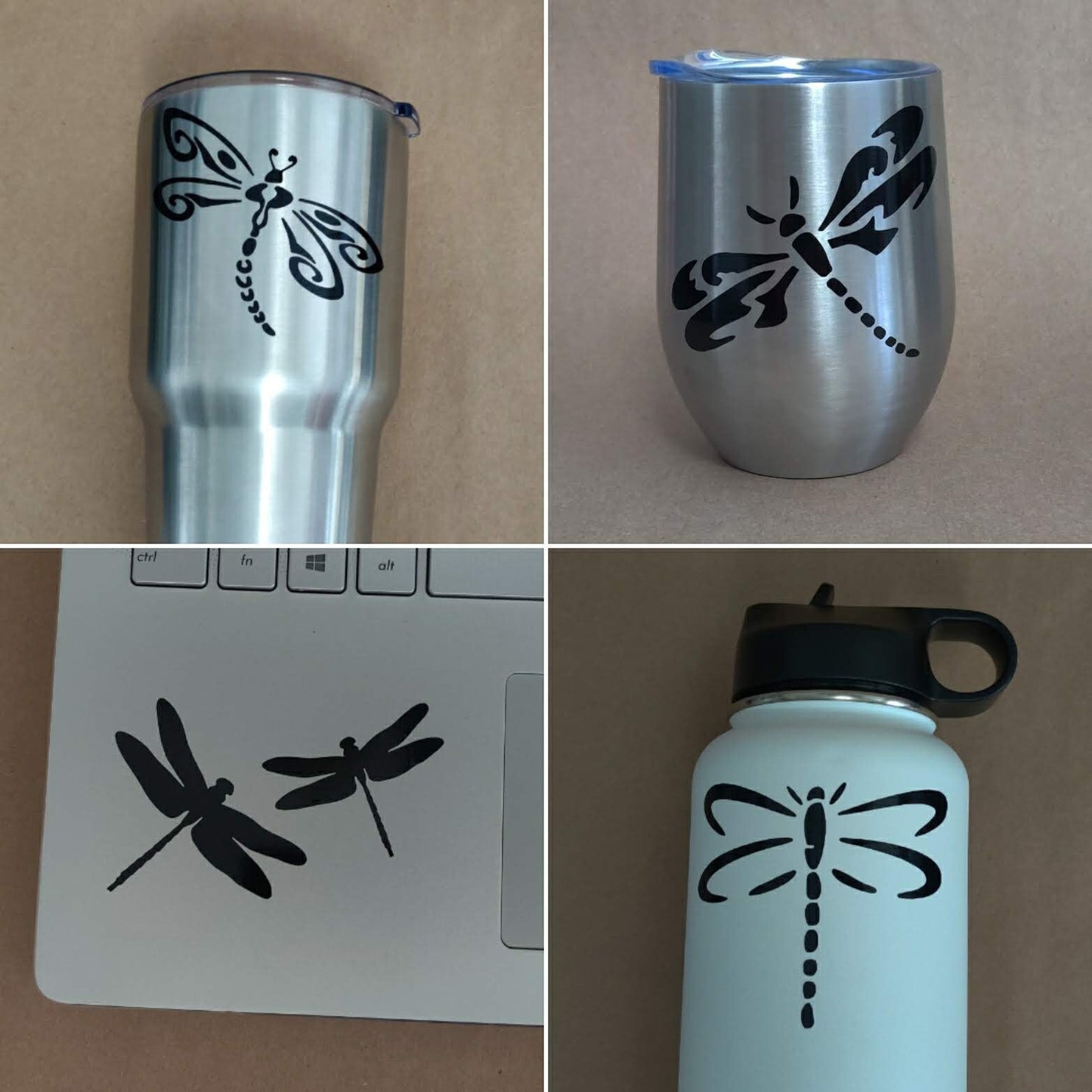 Dragonfly Decals 4 Pack