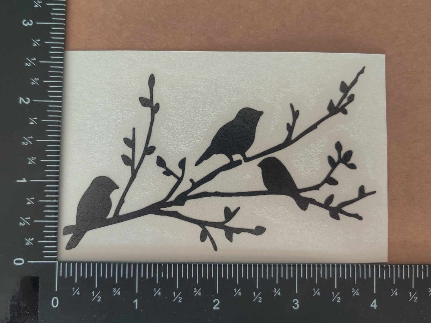 Birds on a wire Decal 4 Pack