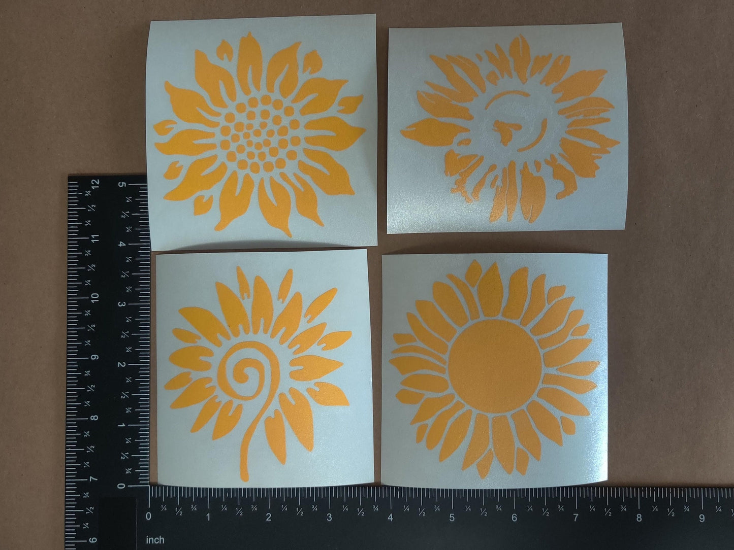Sunflower Decal 4 Pack