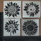 Sunflower Decal 4 Pack