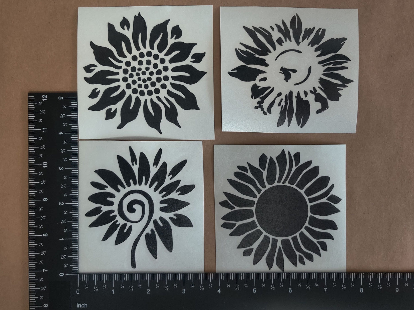 Sunflower Decal 4 Pack
