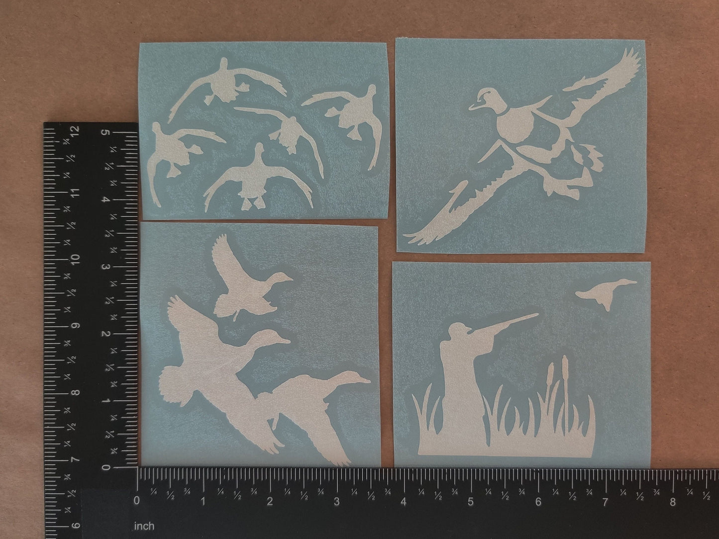 Duck Hunting Decals 4 Pack