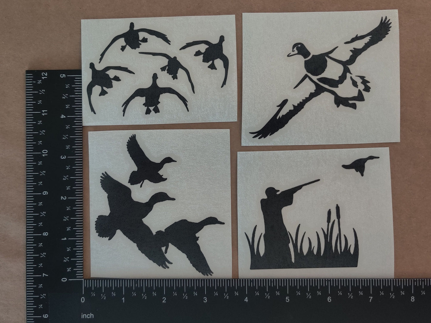 Duck Hunting Decals 4 Pack