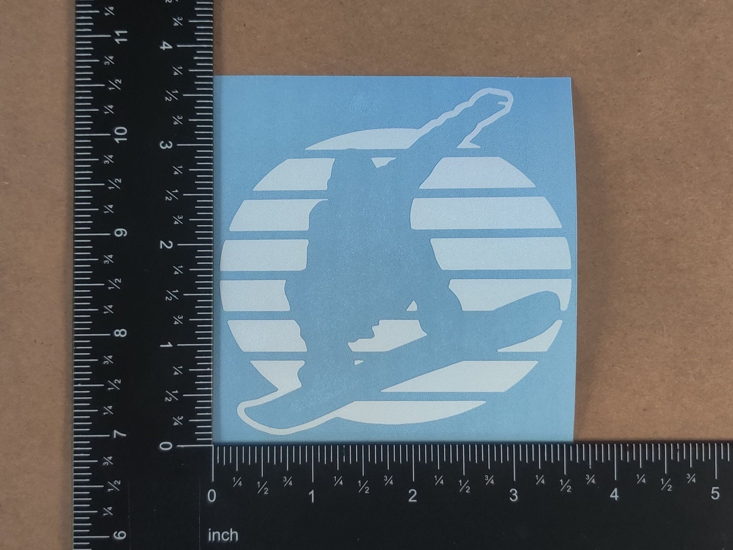 Snowboarding Decal 4 Pack