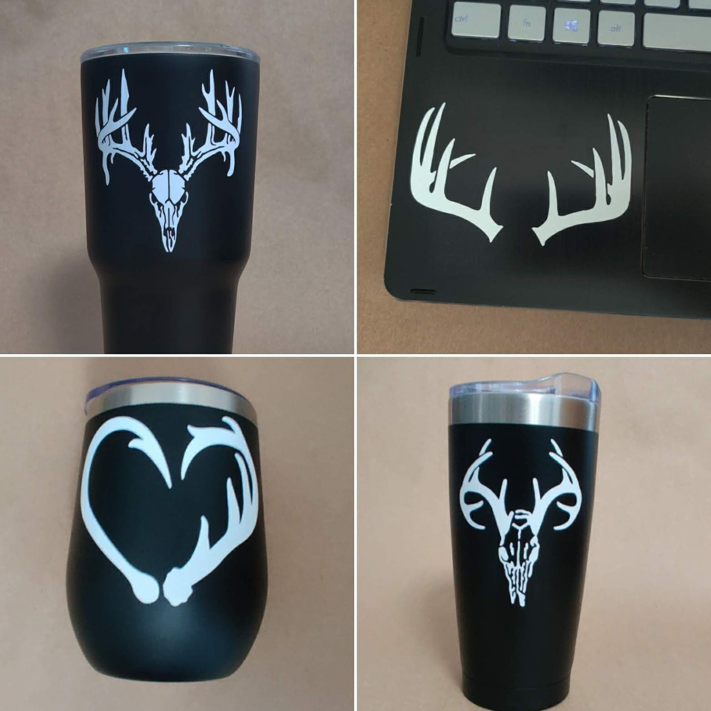 Antler Decal 4 Pack