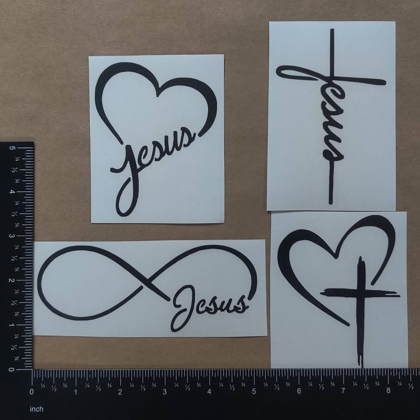 Jesus Decal 4-Pack