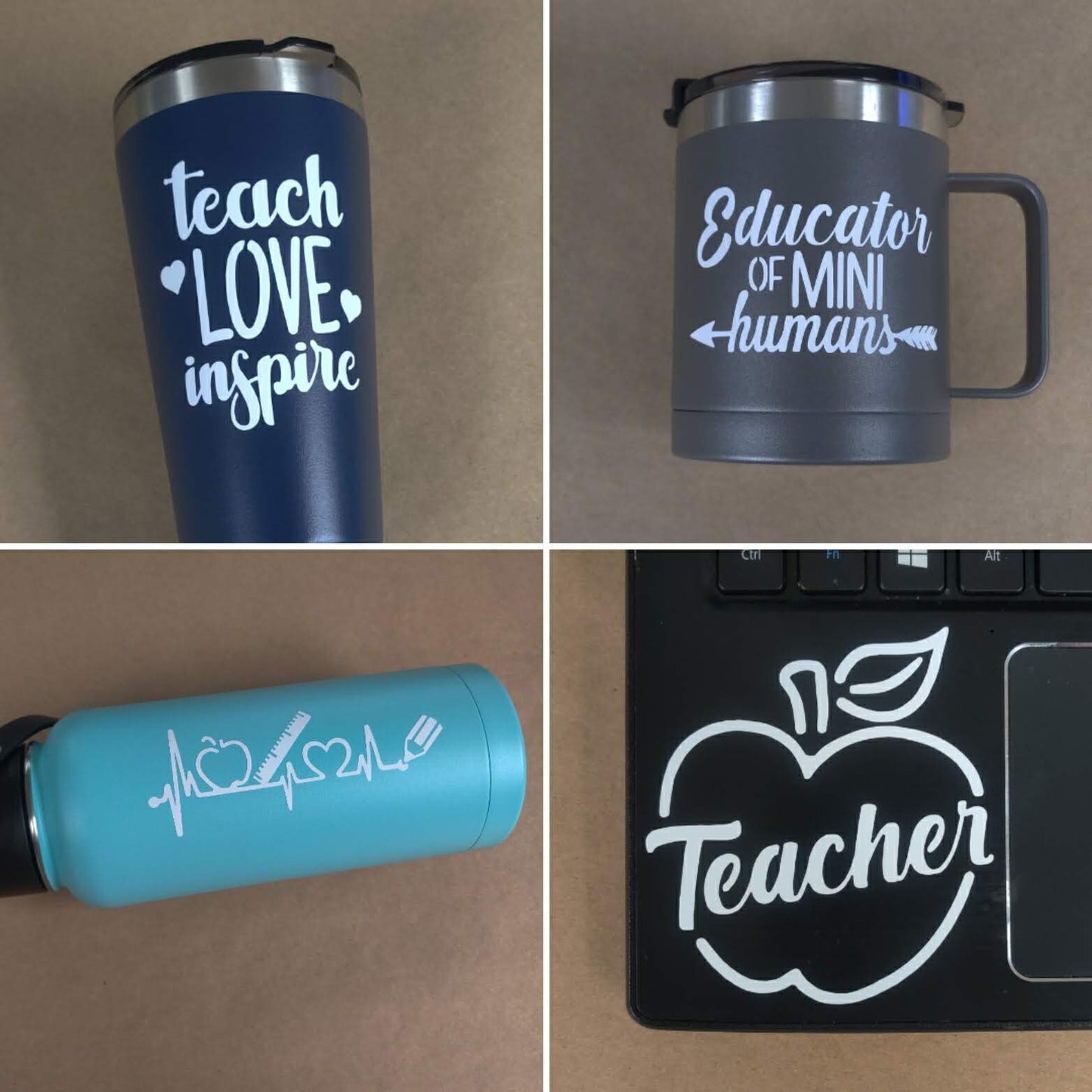 Teacher Decals 4 Pack