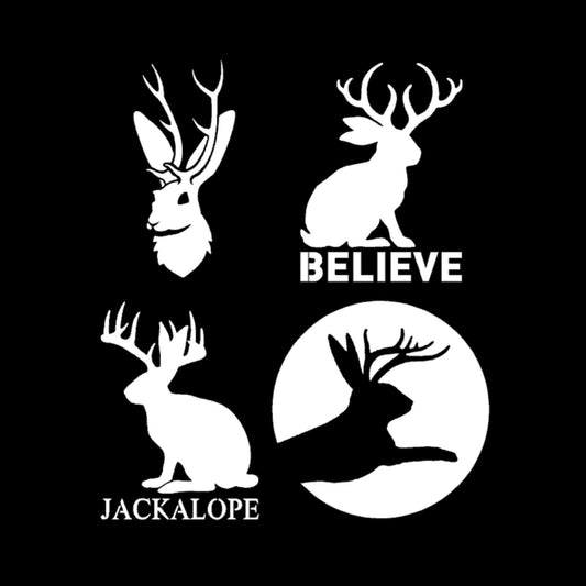 Jackalope Decal 4 pack