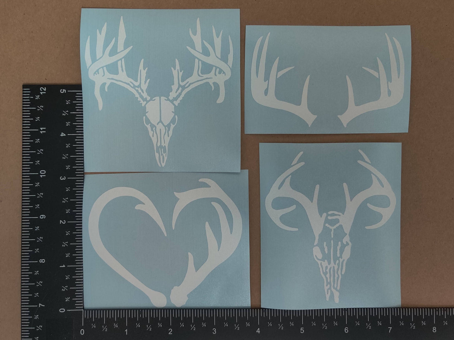 Antler Decal 4 Pack