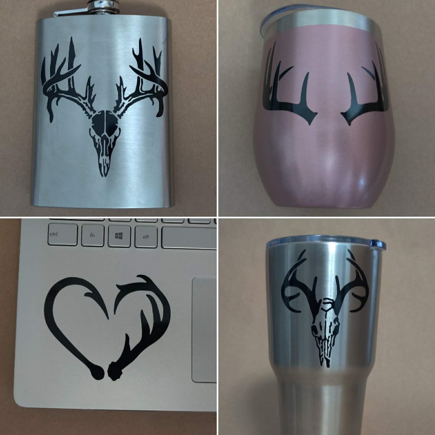 Antler Decal 4 Pack