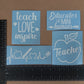 Teacher Decals 4 Pack