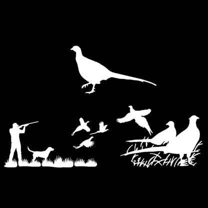 Pheasant Hunting Decals 3 Pack