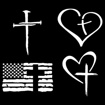 Cross Decal 4-Pack