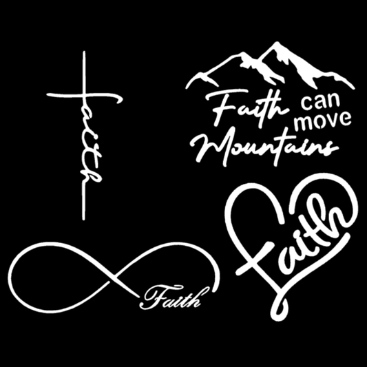 Faith Decal 4-Pack