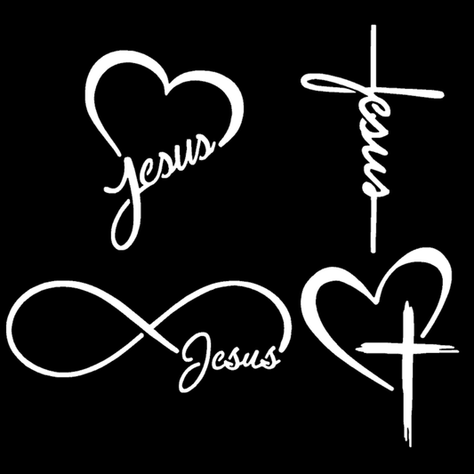Jesus Decal 4-Pack
