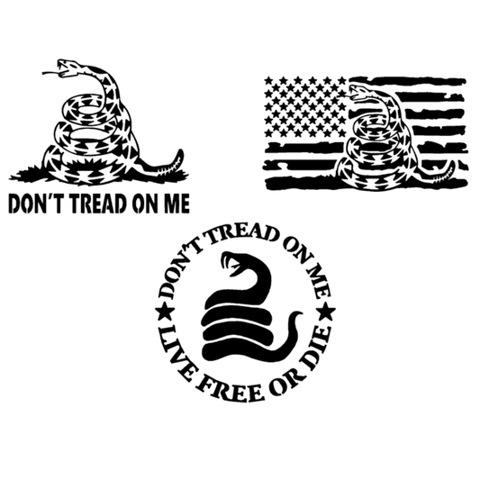 Don't Tread On Me Decal 3-Pack