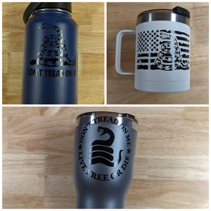 Don't Tread On Me Decal 3-Pack