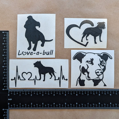 PitBull Decal 4 Pack