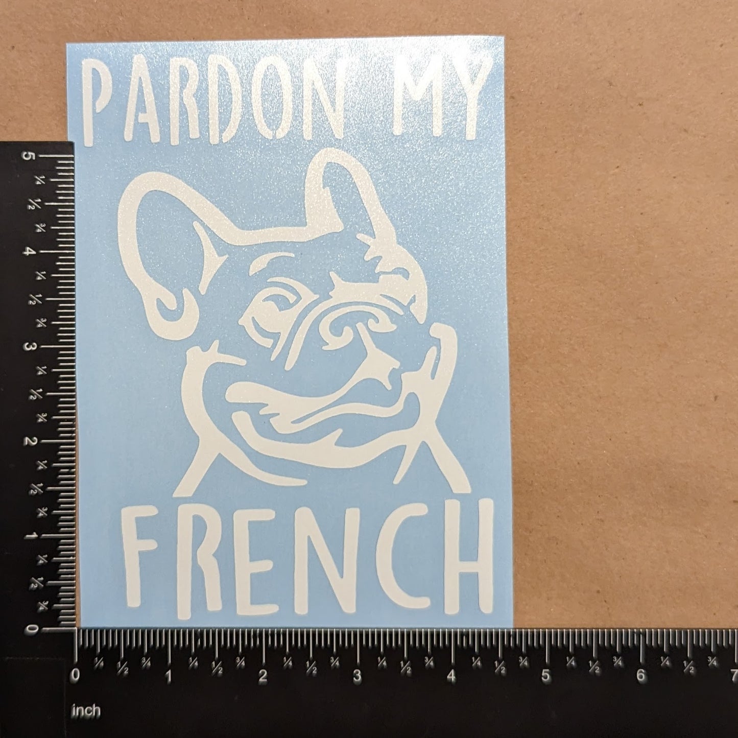 Frenchie Decals 4 Pack