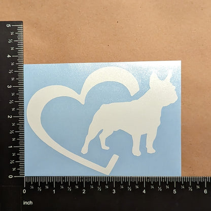 Frenchie Decals 4 Pack