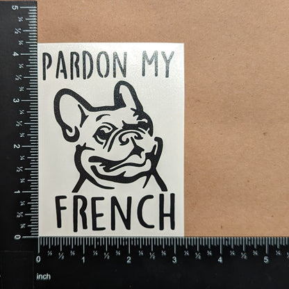 Frenchie Decals 4 Pack