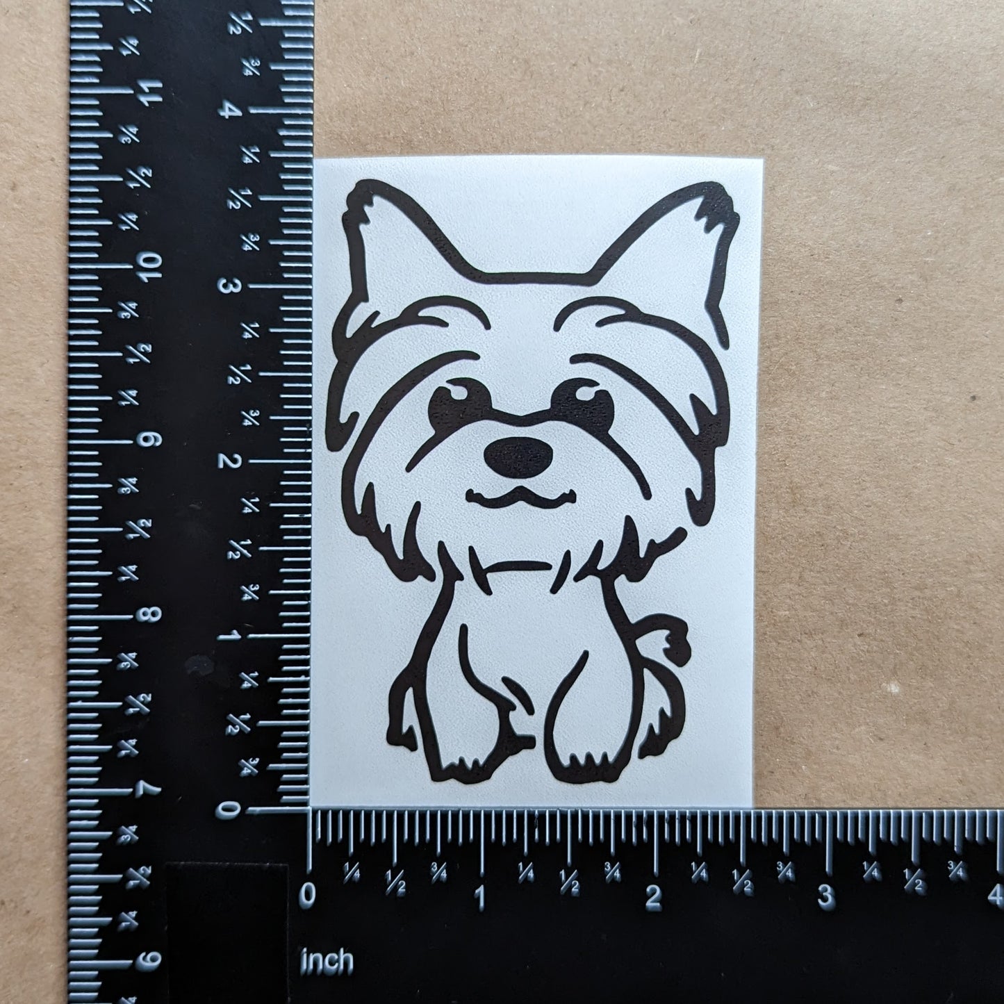 Yorkshire Terrier Decal 4 Pack