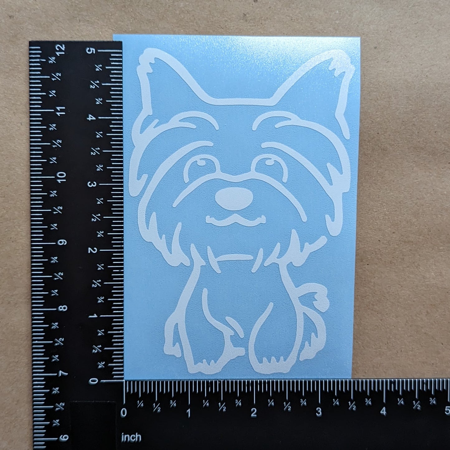 Yorkshire Terrier Decal 4 Pack