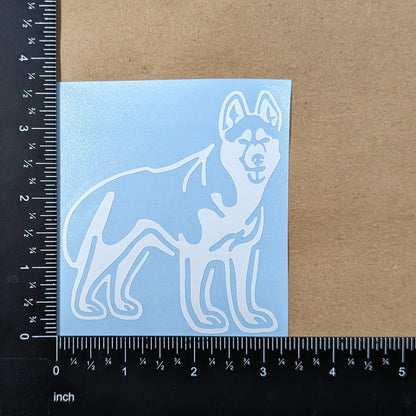 Siberian Husky Decal 4 Pack