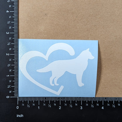 Siberian Husky Decal 4 Pack