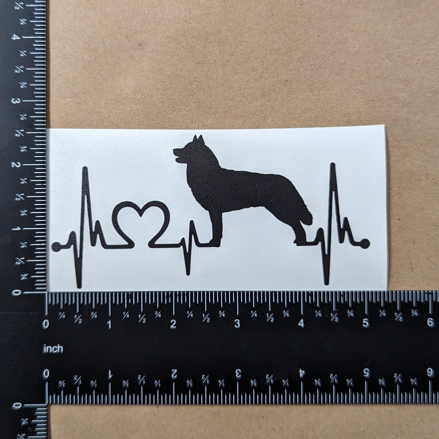 Siberian Husky Decal 4 Pack