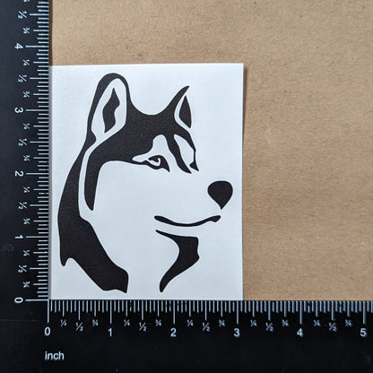 Siberian Husky Decal 4 Pack