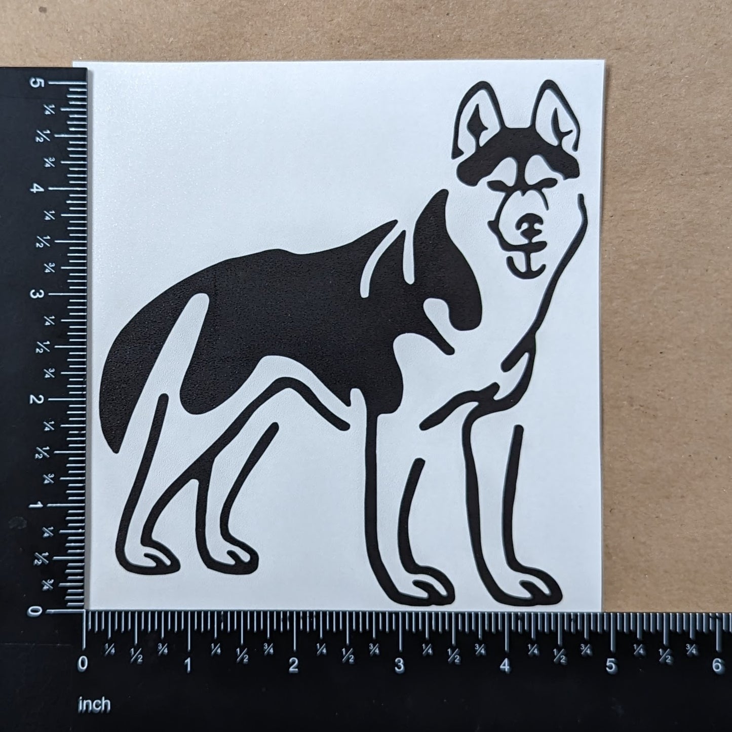 Siberian Husky Decal 4 Pack