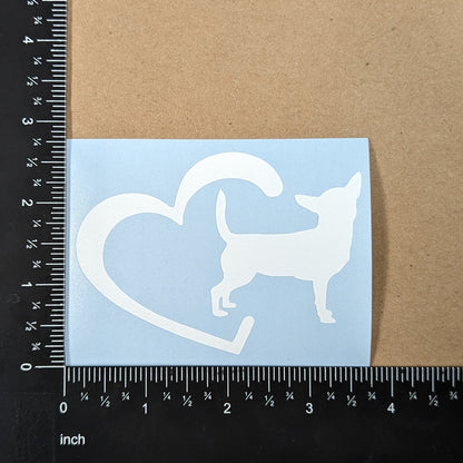 Chihuahua Decal 4 Pack