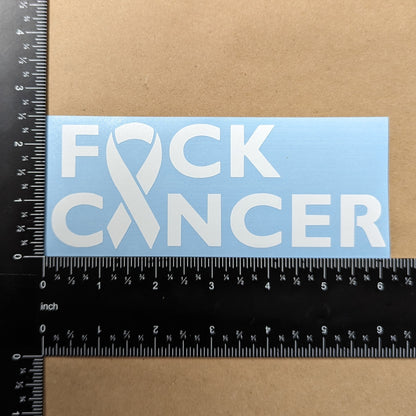 FU Cancer Ribbon Decal 4 Pack