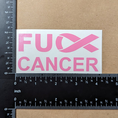 FU Cancer Ribbon Decal 4 Pack