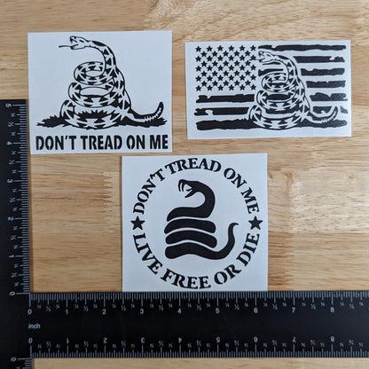Don't Tread On Me Decal 3-Pack