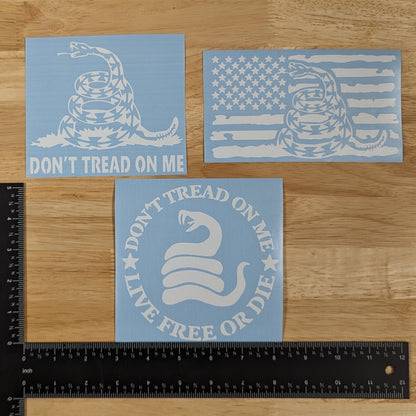 Don't Tread On Me Decal 3-Pack