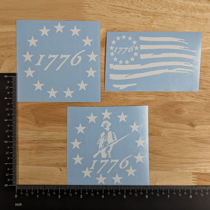 1776 Decals 3-Pack