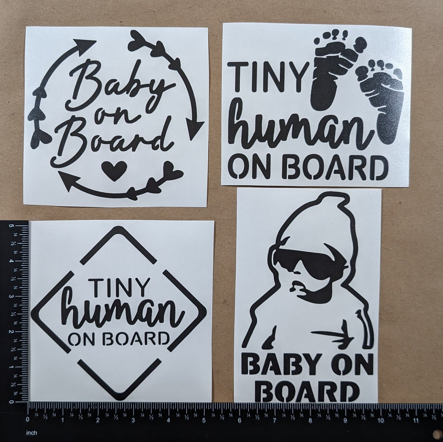 Baby On Board Decal 4 Pack