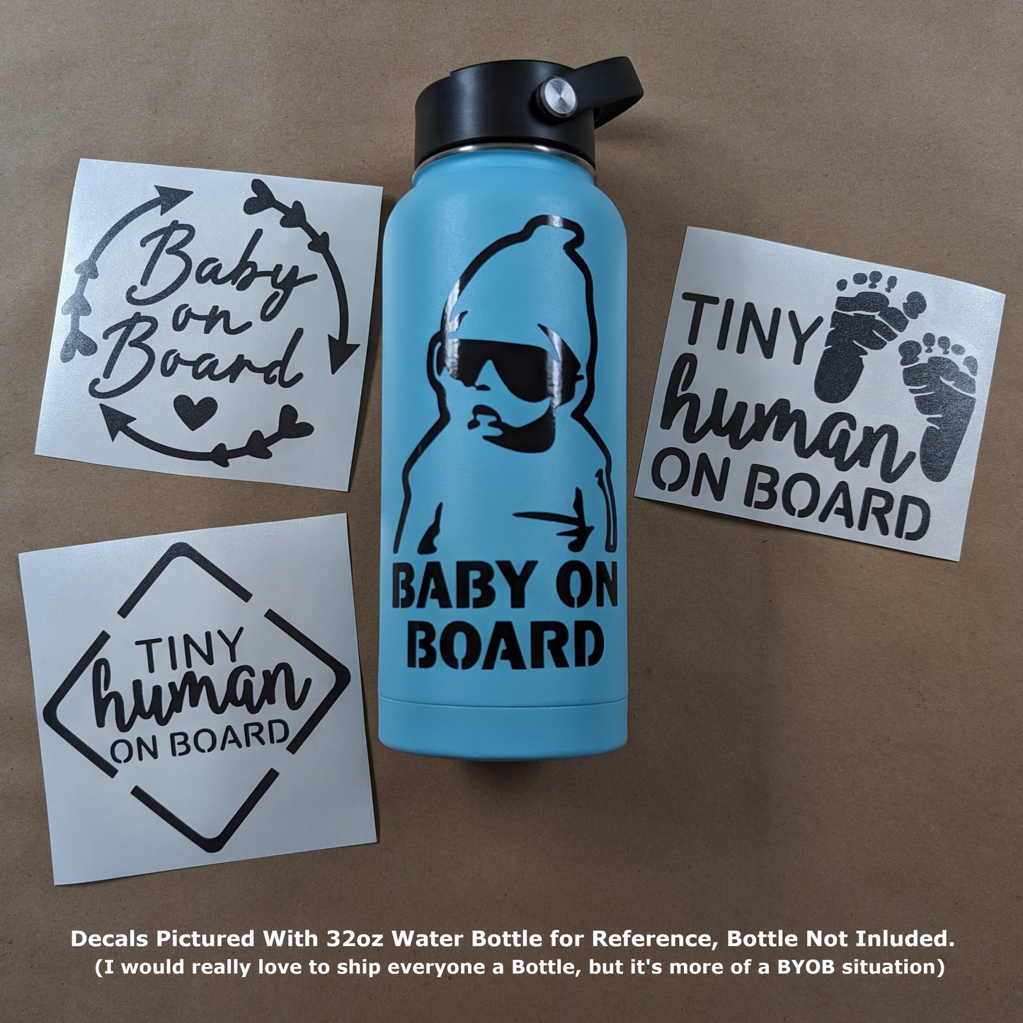 Baby On Board Decal 4 Pack